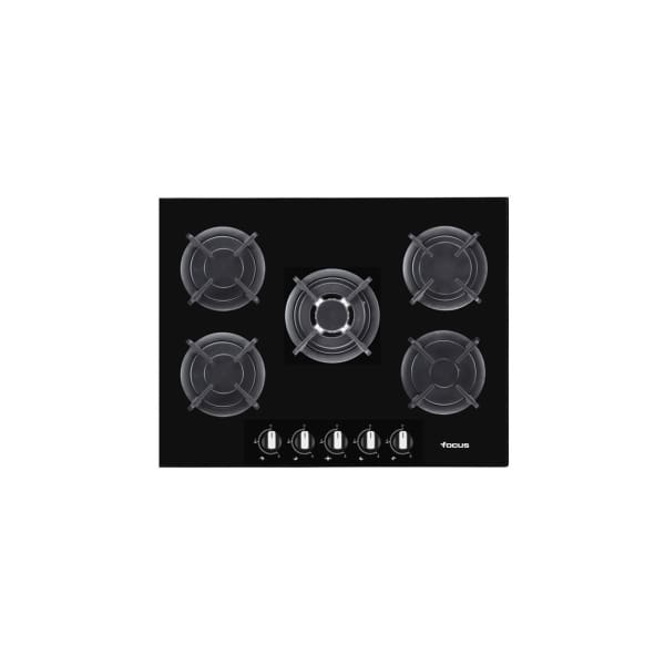 Plaque de Cuisson FOCUS 5 Feux 70 cm - Noir (F.417B) Plaque de Cuisson FOCUS 5 Feux 70 cm - Noir (F.417B)